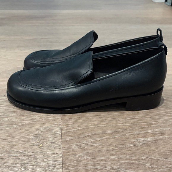 The Row Black Leather Loafers size 38 - great condition - Picture 2 of 4